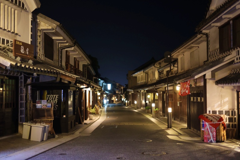 美観地区の夜景
