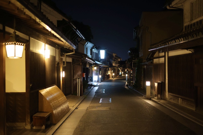 美観地区の夜