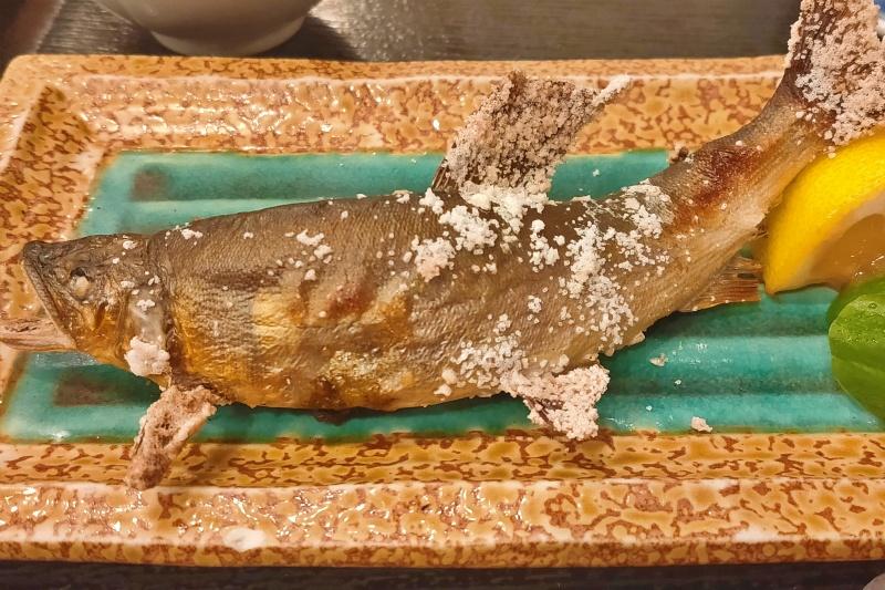 アユの塩焼き